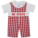 North Carolina Smocked Jon Jon and Shirt Short Sleeve