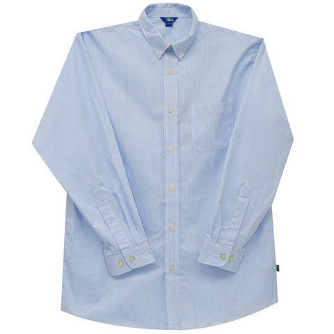 Blue Window Pane, Shirt (ls)