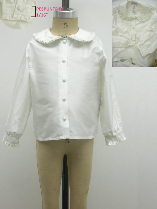 White Silk Blouse