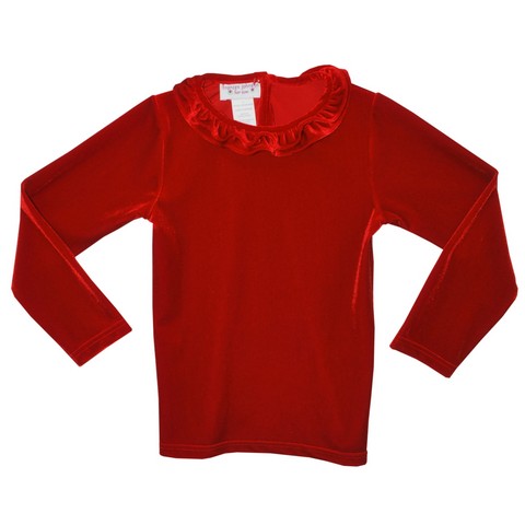 Fjs Red Velaur Shirt