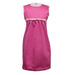 Fjs Pink Satin Shift Dress