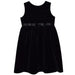 Fj Black Velveteen Sleeveless Jumper