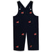 Pick Up With Tree Embroidery Corduroy Boys Overall