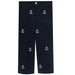 Simi Anchor Embroidered Navy Corduroy Pants