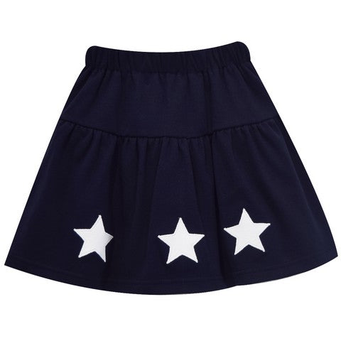 Fjs Navy Knit Skort