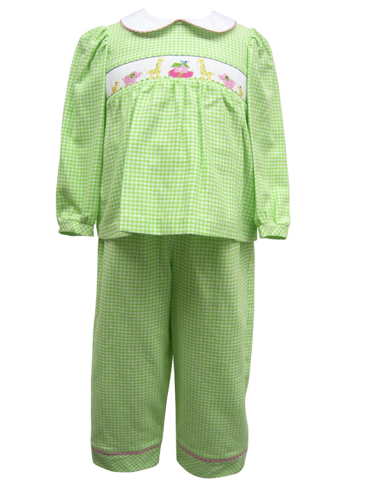 Noah's Ark, Girl's Pant Set (ls)