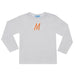 White With Orange Monogram T-shirt