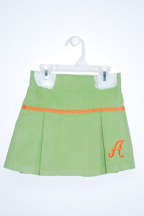 Green Corduroy Skort