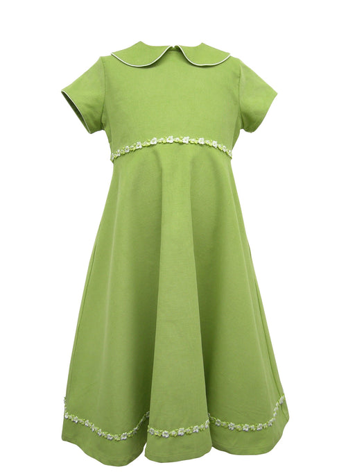 Green Cord, Circle Dress (ss)