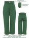 Green Cord, Structured Pants