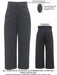 Navy Twill, Structured Pants