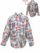 Patchwork, Button Down Shirt ( ls)