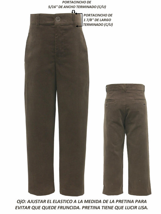 Brown Cord, Structured Pants