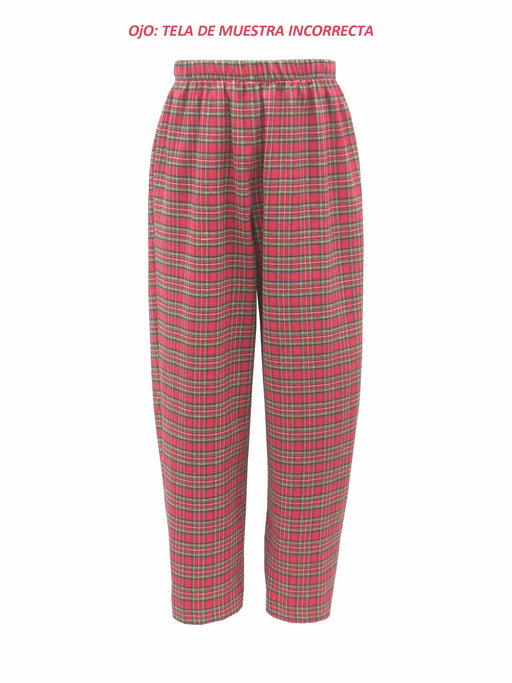 Red Plaid, Pull On Pants