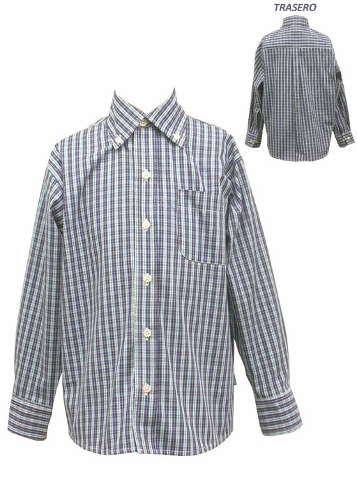 Navy Santiago, Button Down Shi rt (ls)