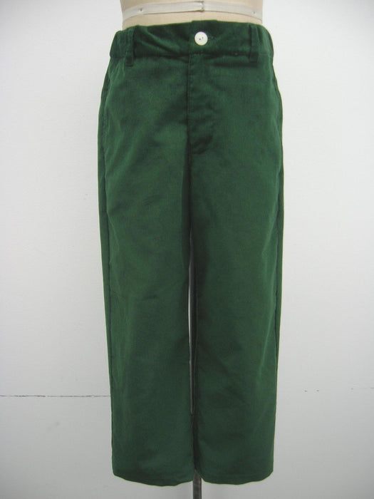 Green Cord.,structured Pants