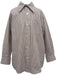 Brown Check Button Down Shirt