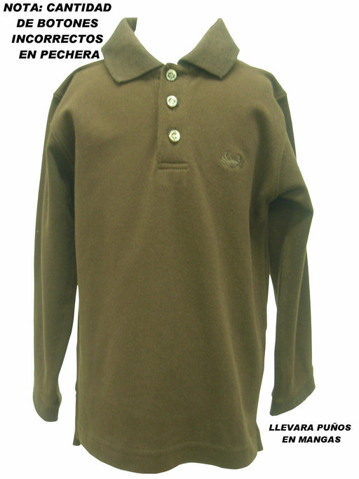 Brown Polo Box Shirt