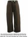 Brown Twill, Structured Pants