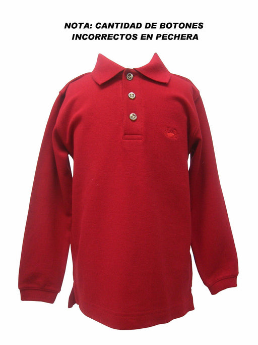 Red, Polo Box Shirt