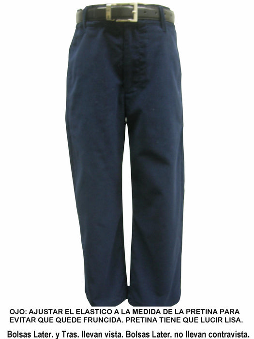 Navy Cord, Structured Pants