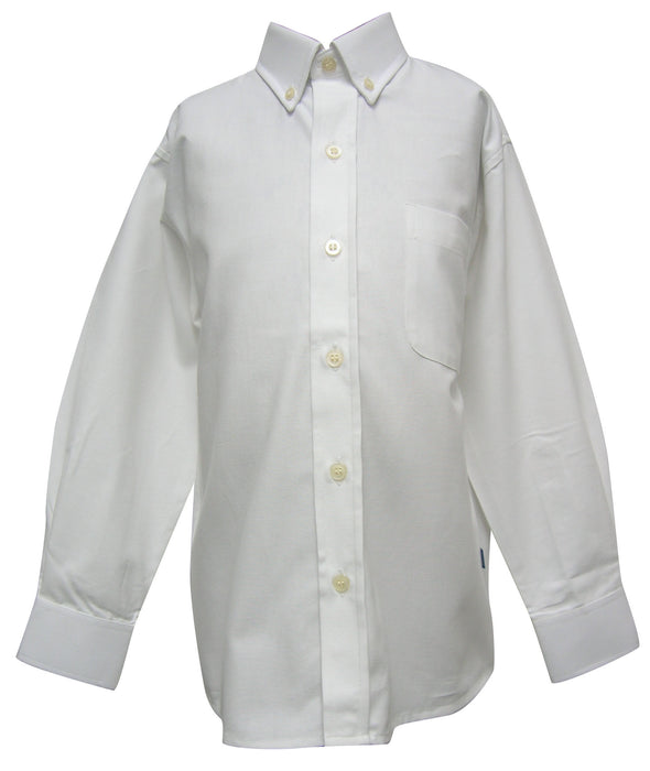 White Oxford Button Down Shirt (ls)