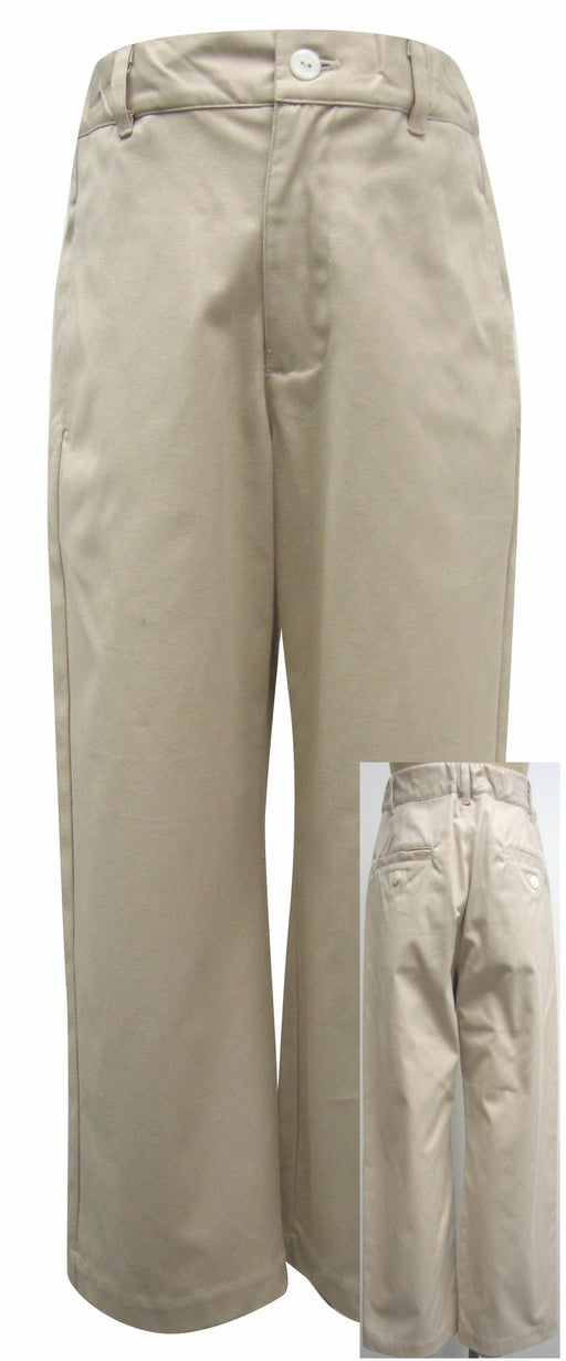 Dark Khaki Twill.,structured pants