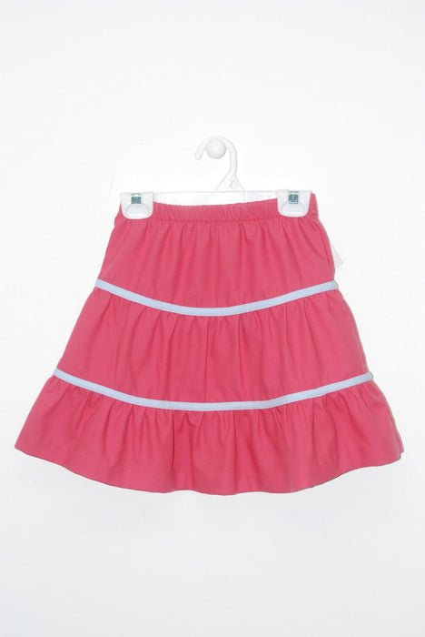 Pink Pique Peasant Skirt