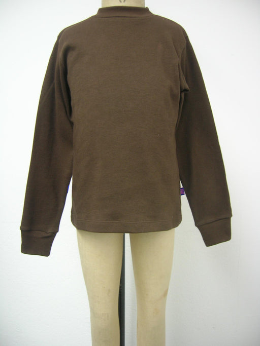 Brown Mock Neck