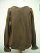 Brown, Rushed Knit Top (ls)