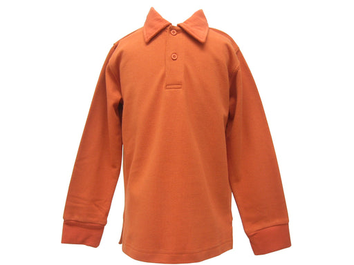 Rust, Polo Box Shirt (ls)