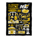 Alabama State Hornets White Hand Sketched Vive La Fete Impressions Artwork Plush Soft Minky Blanket 36 x 48