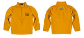 UAPB Golden Lions Vive La Fete Logo and Mascot Name Womens Gold Quarter Zip Pullover - Vive La Fête - Online Apparel Store
