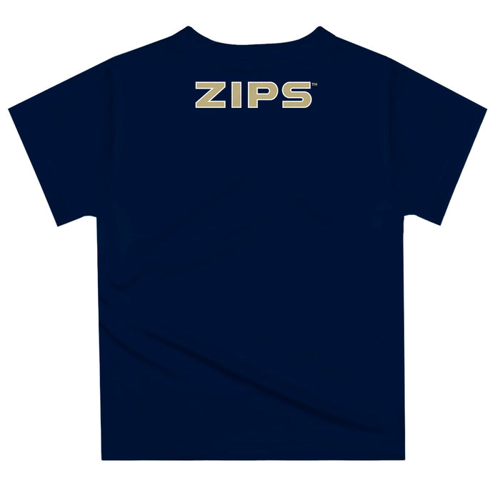 Akron Zips Vive La Fete Excavator Boys Game Day Blue Short Sleeve Tee - Vive La Fête - Online Apparel Store