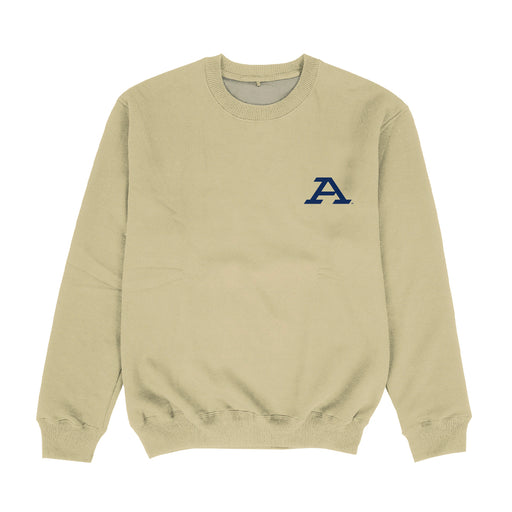 Akron Zips Hand Sketched Vive La Fete Impressions Artwork Womens  Gold Crewneck Sweatshirt