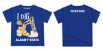 Albany State Rams ASU Vive La Fete Excavator Boys Game Day Blue Short Sleeve Tee - Vive La Fête - Online Apparel Store