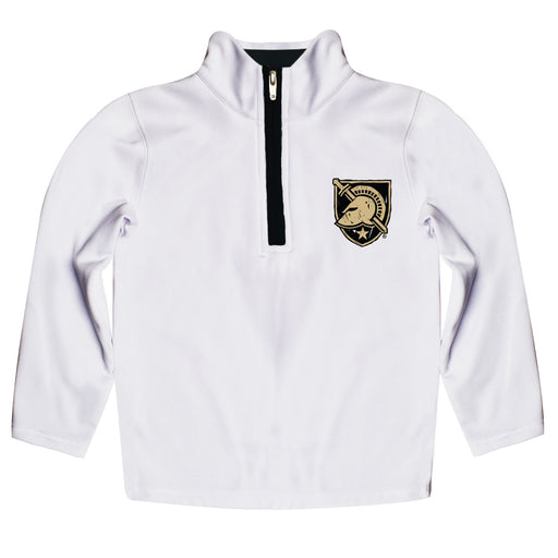 US Military ARMY Black Knights Hand Sketched Vive La Fete Impressions Artwork  White Quarter Zip Pullover V1