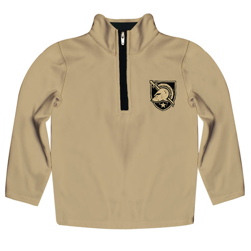 US Military ARMY Black Knights Hand Sketched Vive La Fete Impressions Artwork  Gold Quarter Zip Pullover V1