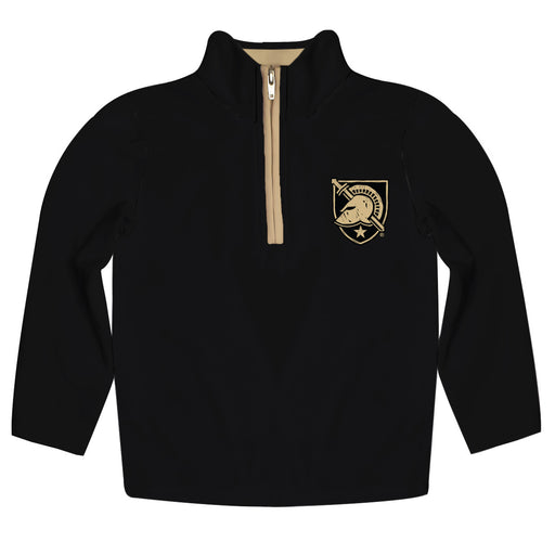 US Military ARMY Black Knights Hand Sketched Vive La Fete Impressions Artwork  Black Quarter Zip Pullover V1