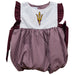 Arizona State Sun Devils Embroidered Maroon Gingham Girls Bubble