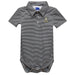 Appalachian State Mountaineers Embroidered Black Stripe Knit Boys Polo Bodysuit