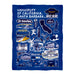 UC Santa Barbara Gauchos UCSB Blue Hand Sketched Vive La Fete Impressions Artwork Plush Soft Minky Blanket 36 x 48