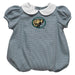 Bemidji State Beavers BSU Embroidered Hunter Green Girls Baby Bubble Short Sleeve