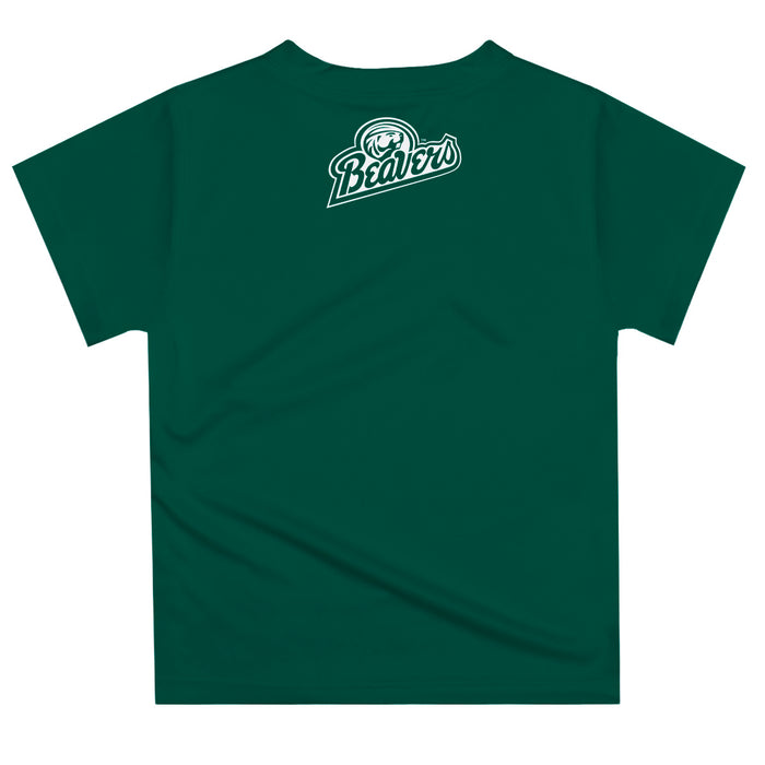 Bemidji State Beavers BSU Vive La Fete Excavator Boys Game Day Green Short Sleeve Tee - Vive La Fête - Online Apparel Store