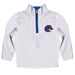 Boise State University Broncos Hand Sketched Vive La Fete Impressions Artwork  White Quarter Zip Pullover V1