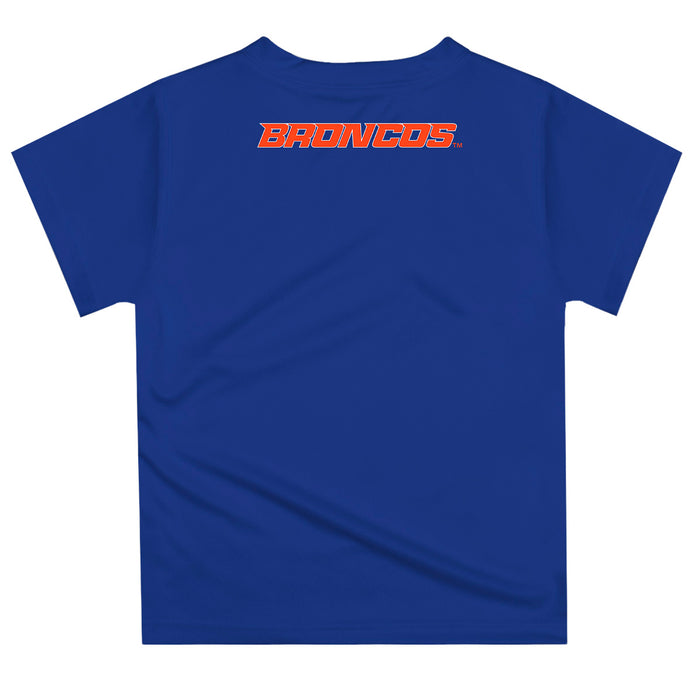 Boise State University Broncos Vive La Fete Excavator Boys Game Day Blue Short Sleeve Tee - Vive La Fête - Online Apparel Store