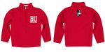 Boston Terriers BU Vive La Fete Logo and Mascot Name Womens Red Quarter Zip Pullover - Vive La Fête - Online Apparel Store