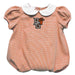 Bowling Green Falcons Embroidered Orange Girls Baby Bubble Short Sleeve