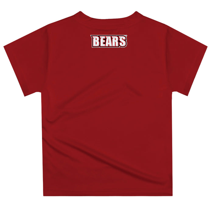 Bridgewater State University Bears BSU Vive La Fete Excavator Boys Game Day Red Short Sleeve Tee - Vive La Fête - Online Apparel Store