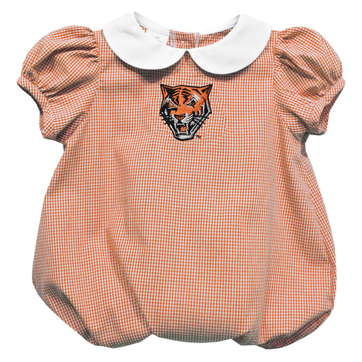 Buffalo State Bengals Embroidered Orange Girls Baby Bubble Short Sleeve